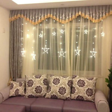 12 Stars 138 LED Curtain String Lights
