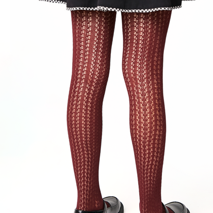 Conte-Kids Cotton Tights Miss 618 - Mesh Pattern