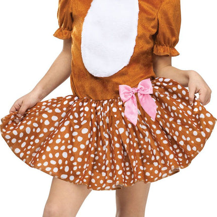 Girls Oh Deer Child Costume Cute Animal