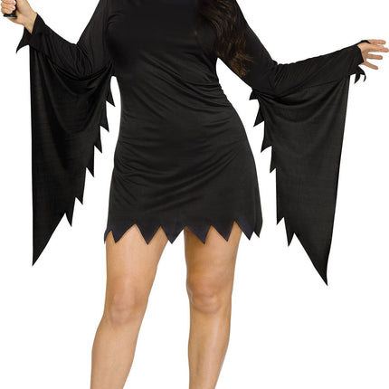 Ghost Face Sassy Adult Scream Plus Costume Sexy