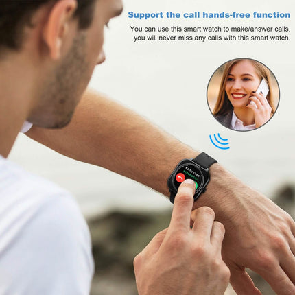 1.28'' Touch Screen Smartwatch Handsfree Bluetooth Sport Fitness Tracker