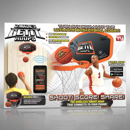 Dwayne Wade Wirelessly Connected Mini Basketball Hoop