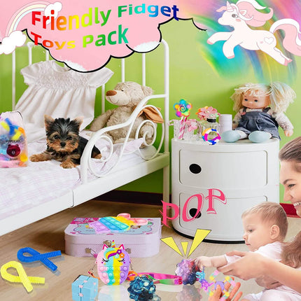 13-Pieces Set: Sensory Fidget Pop Pack Toys