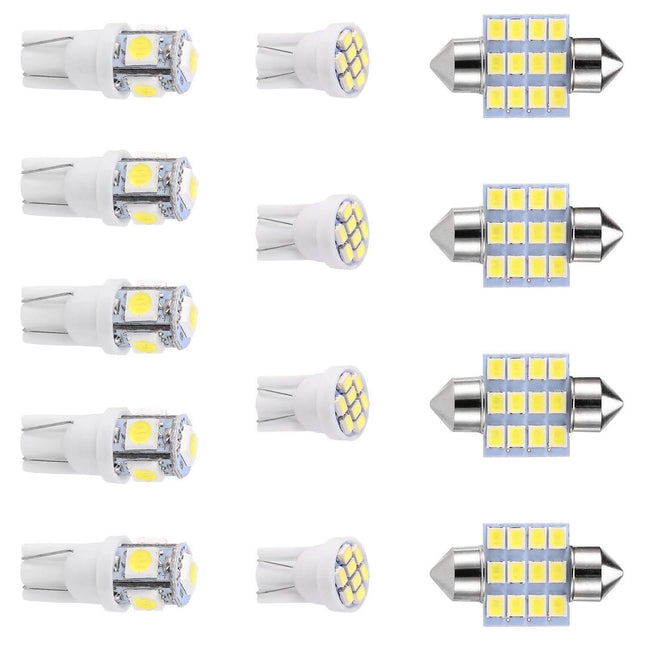 13-Pieces: T10 31mm Festoon LED Light