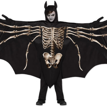 Wicked Winged Bat Skeleton Wing Cape Boys Costume