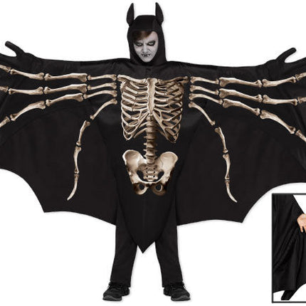 Wicked Winged Bat Skeleton Wing Cape Boys Costume