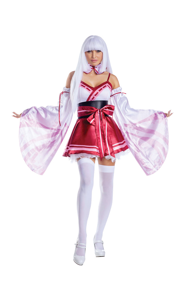 Sakura Shrine Maiden Women Costume