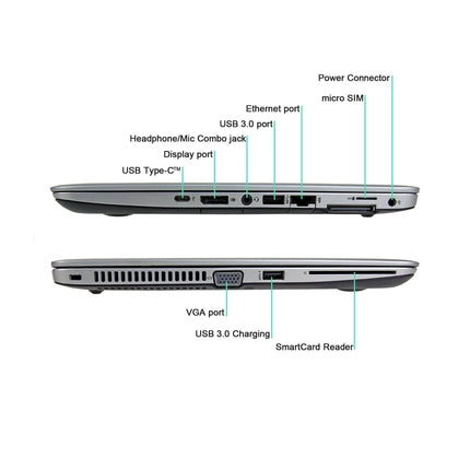 HP Elitebook 745G3 Laptop 14" Computer Windows 10 Professional 64 Bit (Refurbished)