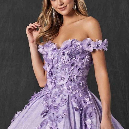 Juliet 1433 Dress Quinceanera Ball Gown 3D Floral Embroidered