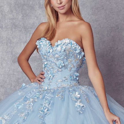 Juliet 1435 A-Line Ball Quinceanera Gown