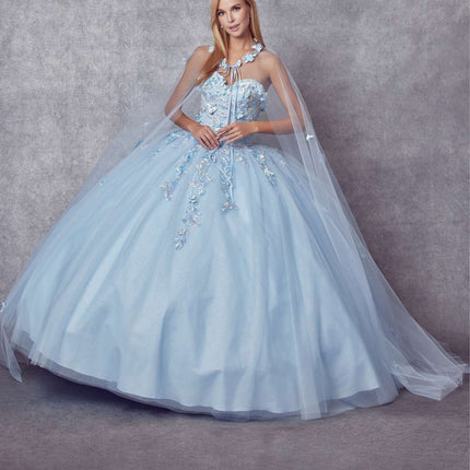 Juliet 1435 A-Line Ball Quinceanera Gown