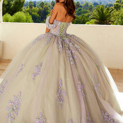 Juliet JT1479J Off the Shoulder Poofy Quinceanera Ball Gown