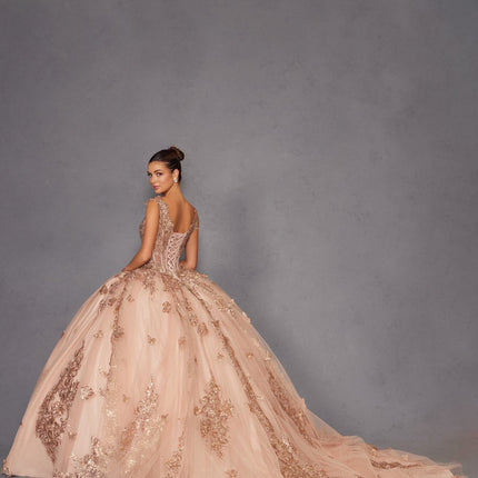 Juliet JT1485J Off the Shoulder Cinderella Quinceanera Ball Gown