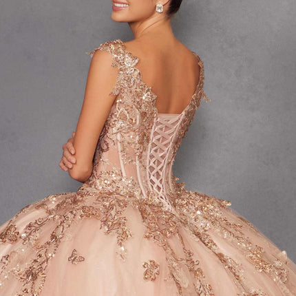 Juliet JT1485J Off the Shoulder Cinderella Quinceanera Ball Gown