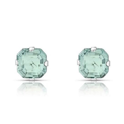 14k Gold Filled High Polish Finsh Crystal Tree of Life Stud Earrings