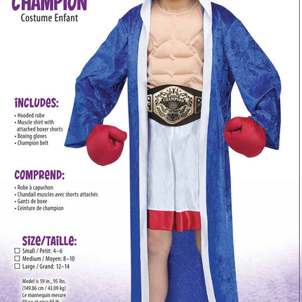 Boys Lil' Champ Boxer Champion