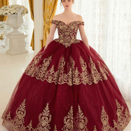 Ladivine 15705 Princess A-Line Off the Shoulder Ball Quinceanera Dress