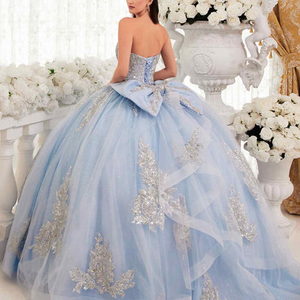 Ladivine 15715 Strapless Quinceanera Poofy A-Line Sweet 16 Gown