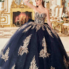 Navy Blue/Gold / XS