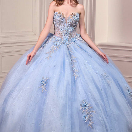 Ladivine 15726 Strapless Sweetheart Quinceanera Ball Gown