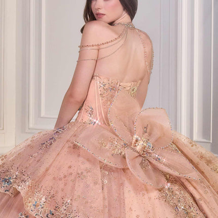 Ladivine 15727 Breathtaking Ball Gown Shimmering Tulle Layers