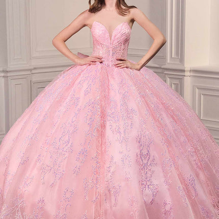 Ladivine 15732 Fairytale Strapless Sweetheart Cinderella Quinceanera Ball Gown