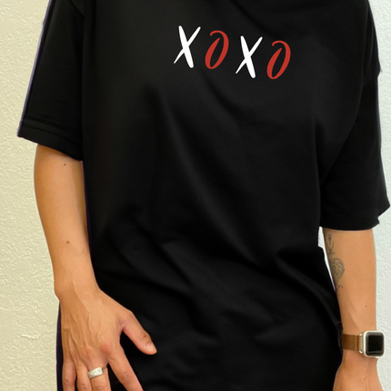 XOXO Unisex Bamboo/Cotton Graphic T-Shirt