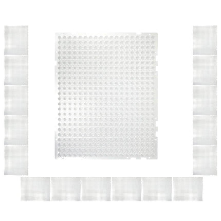 16-Pieces: Deterrent Training Mats with Spikes