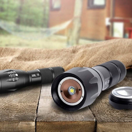 1600 Lumen Aluminum Alloy Tactical Flashlight with Zoom