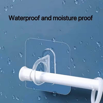 4-Pack Clear Adhesive Utility Hooks