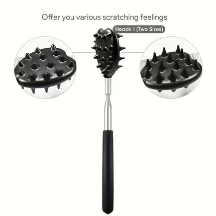 Retractable Cactus Back Scratcher – Long Handle, Durable PVC