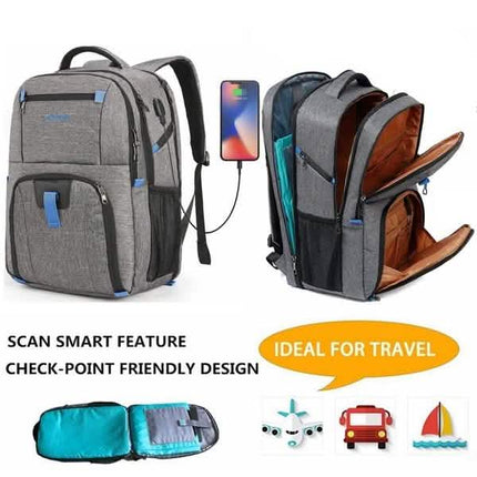 17.3 Inch USB Charging Laptop Briefcase/Backpack