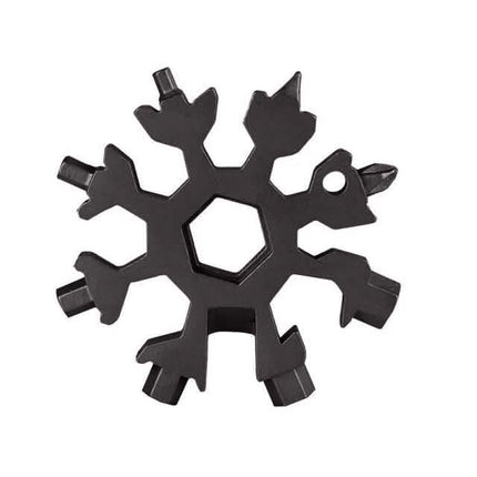18-in-1 Multi-Tool Stainless Steel Snowflake-Shaped Tool