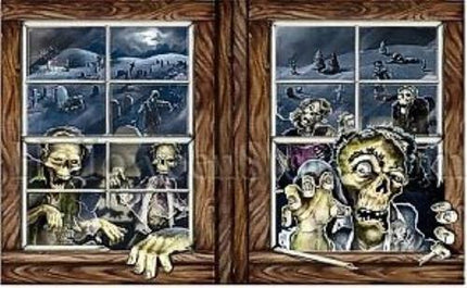 Zombie Attack Insta-View Halloween Decoration