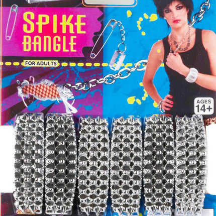 Punk Rock Spike Bangle Bracelet