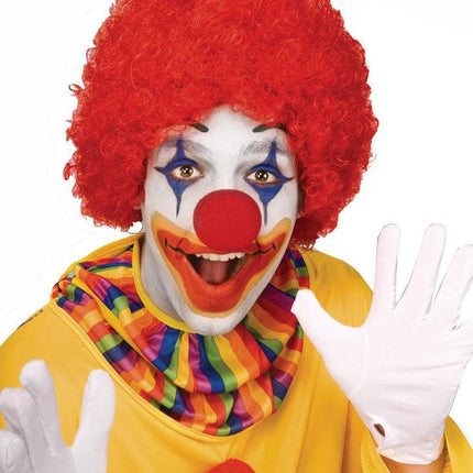 Red Afro Curly Clown Wig