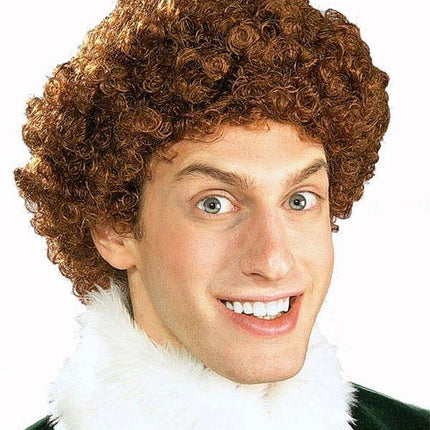 The Elf Movie Buddy the Elf Brown Afro Wig