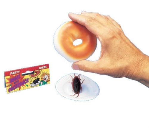 Bagel with Cockroach Surprise Prank Gag