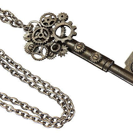Elope Adult Antique Standard Large Key Steampunk Necklace