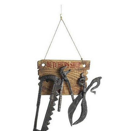 Plastic Butcher's Shop Evil Tool Kit Costume Accessory Set