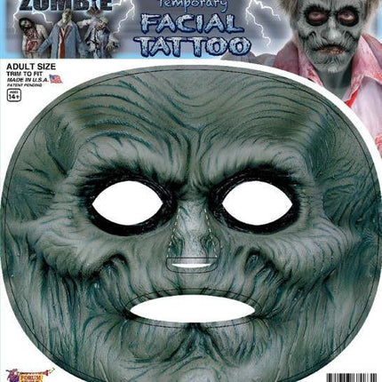 Zombie Temporary Facial Tattoo