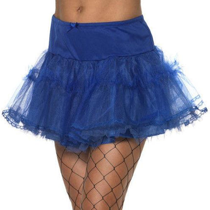 Blue Tulle Petticoat Crinoline Costume Accessory