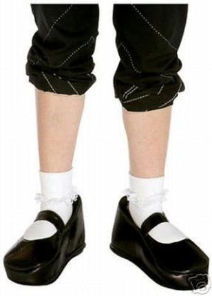 Black Mary Jane Comical Shoe Covers Costume Accessory