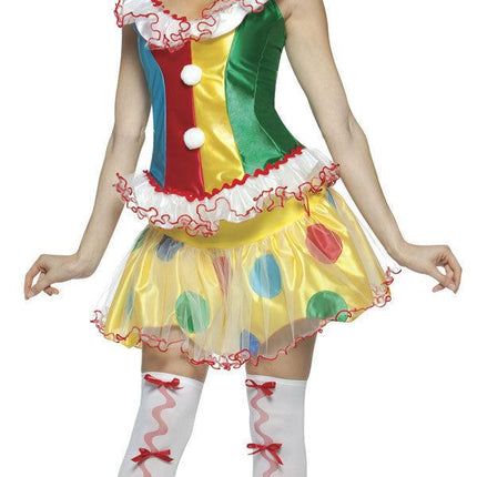 Ruffles the Party Clown Ladies Sassy Adult Costume