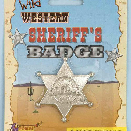 Wild Western Sheriff's Badge