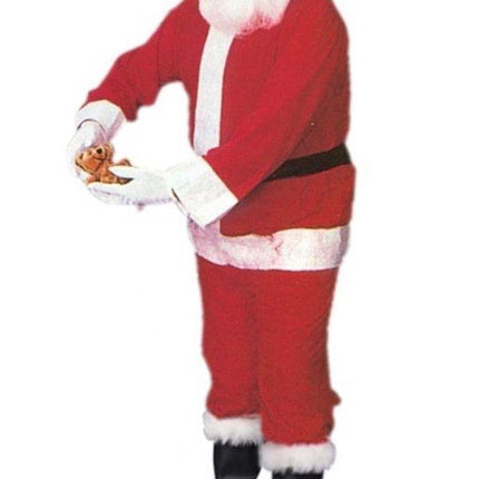 Economy Santa Claus Suit Standard Adult Costume