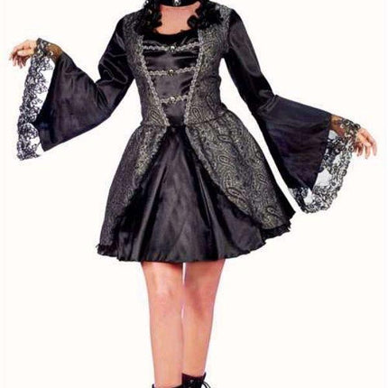 Vampira Adult Costume Gothic Marie Antoinette S/M 2-8