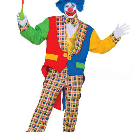 Clown On The Town Birthday Adult Costume