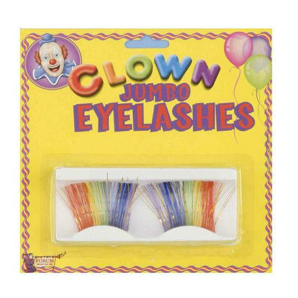 Jumbo Clown Rainbow Lashes Fake False Eyelashes