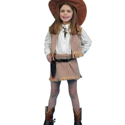 Cowgirl Deluxe Child Costume Size Small 4-6